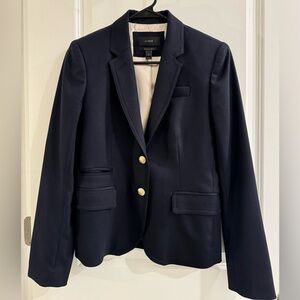 J. Crew Navy Blazer with Gold Buttons